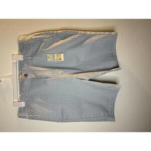 Hudson & Barrow Men's Light Blue Patterned Shorts Size 36
